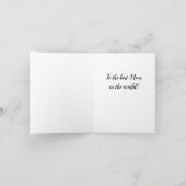 帽子の緑青の緑の母の日のビクトリアンな女性 シーズンカード (内部)