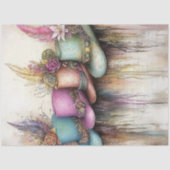 帽子の飾羽の要素を切り離す 薄葉紙 (正面)