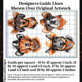 帽子の4つの西カウボーイドッグDN9Rデコページ 薄葉紙