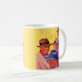帽子の40年代の人 コーヒーマグカップ (正面右)
