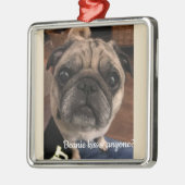 帽子のkisseaだれでもか。 メタルオーナメント (左)