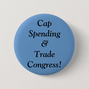 帽子のSpending&Trade議会! 缶バッジ