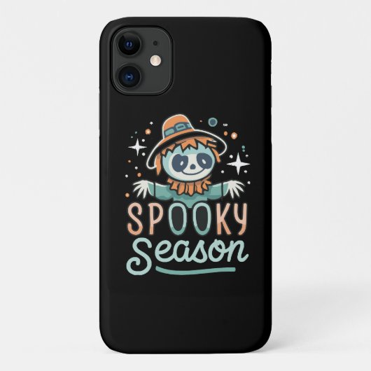 帽子をかぶったおもしろいお化け、スポーキーシーズン Case-Mate iPhoneケース (裏面)