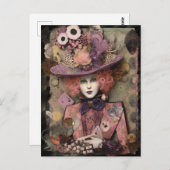 帽子をかぶったアファンシーリス ポストカード (正面/裏面)