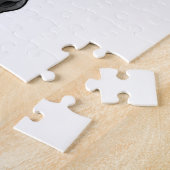 帽子をかぶったカウボーイの馬 ジグソーパズル (側面)