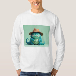 帽子をかぶったクール怪物のTシャツ Tシャツ