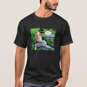 帽子をかぶったサル Tシャツ
