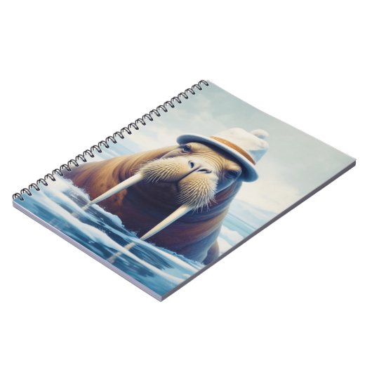 帽子をかぶったセイウチ ノートブック (左側)