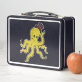 帽子をかぶったタコ メタルランチボックス (インサイチュ)