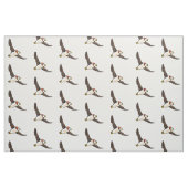 帽子をかぶったパフィンとニット帽 ファブリック (ファットクウォーター)