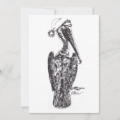 帽子をかぶったペリカン (正面)