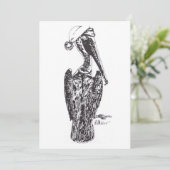 帽子をかぶったペリカン (スタンド正面)