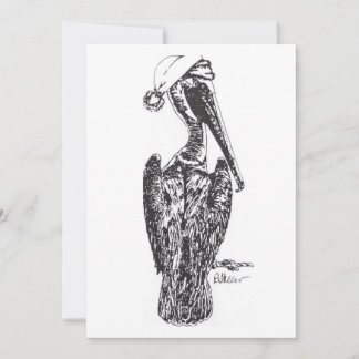 帽子をかぶったペリカン