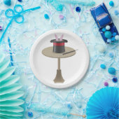 帽子をかぶった奇術師 ペーパープレート (パーティー)