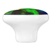 帽子をかぶった女性 セラミックノブ (側面)