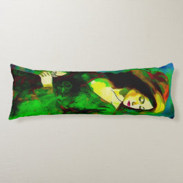 帽子をかぶった女性 ボディピロー