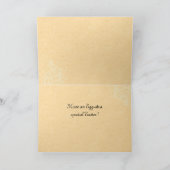 帽子をかぶった復活祭の雛 シーズンカード (内部)