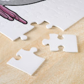 帽子をかぶった海賊ペンギン ジグソーパズル (側面)