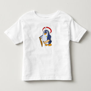 帽子をかぶった海賊ペンギン トドラーTシャツ