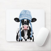 帽子をかぶった牛。 マウスパッド (マウス)