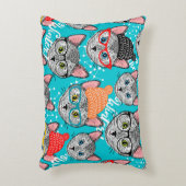 帽子をかぶった猫 アクセントクッション (正面(垂直))