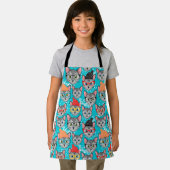 帽子をかぶった猫 エプロン (インサイチュ)