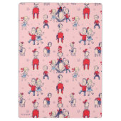 帽子をかぶった猫 | キッズパターン クリップボード (裏面)