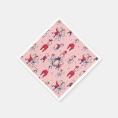 帽子をかぶった猫 | キッズパターン スタンダードカクテルナプキン (角)