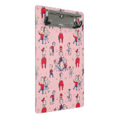 帽子をかぶった猫 | キッズパターン ミニクリップボード (アングル)