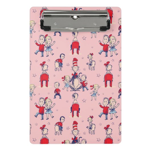 帽子をかぶった猫 | キッズパターン ミニクリップボード (正面)