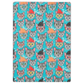 帽子をかぶった猫 クリップボード (裏面)