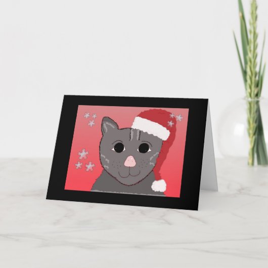 帽子をかぶった猫 シーズンカード (正面)