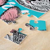 帽子をかぶった猫 ジグソーパズル (側面)