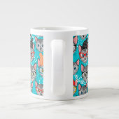 帽子をかぶった猫 ジャンボコーヒーマグカップ (裏面)