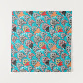 帽子をかぶった猫 タペストリー (正面(横))