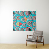 帽子をかぶった猫 タペストリー (インサイチュ(横))