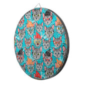 帽子をかぶった猫 ダーツボード (正面右)