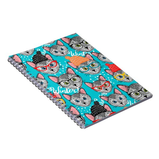 帽子をかぶった猫 ノートブック (右側)