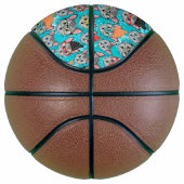 帽子をかぶった猫 バスケットボール (右)