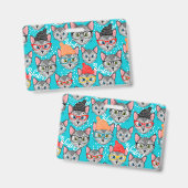 帽子をかぶった猫 バッジ (正面＆裏面)