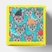 帽子をかぶった猫 フェイバーボックス (上部)