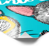 帽子をかぶった猫 フォトプリント            (角)