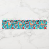 帽子をかぶった猫 ペットボトルラベル (シングルラベル)