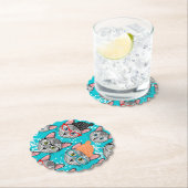 帽子をかぶった猫 ペーパーコースター (インサイチュ)