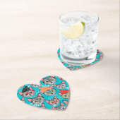 帽子をかぶった猫 ペーパーコースター (インサイチュ)