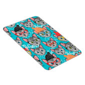 帽子をかぶった猫 マグネット (右側)