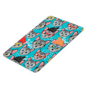 帽子をかぶった猫 マグネット (左側)