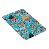 帽子をかぶった猫 マグネット (右側)