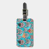 帽子をかぶった猫 ラゲッジタグ (正面縦)