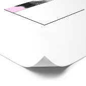 帽子をかぶった猫（梅） ポスター (角)